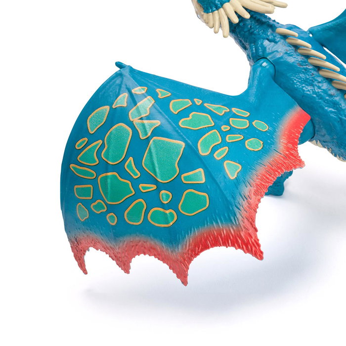 Spin Master Figura Dragón Deadly Nadder de Lujo 6074242, Figura Articulada de 25 cm para Recrear Aventuras Épicas