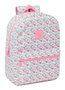 Moos Mochila para portátil 15,6'' "Flores" reciclado 32x43x14 cm