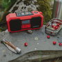 Albrecht DR 112 Outdoor Kurbelradio DAB+/UKW Negro, Rojo