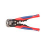 Workpro Pelacables Automático 3 en 1 (200 mm) con Crimpador - Autoajustable para Cables 0.2-5.3 mm² (10-24 AWG) y Terminales Aislados/No Aislados