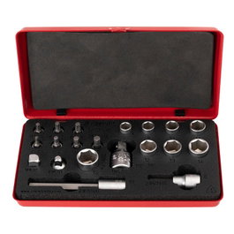 Unior Kit de llaves Allen/Torx y llaves de vaso