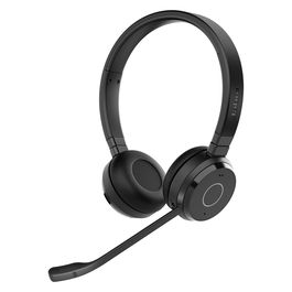Jabra Evolve 65 TE Link390a MS Stereo Auriculares Inalámbricos y Alámbricos Certificados para Microsoft Teams