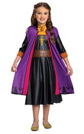 Jakks Pacific Disfraz Anna Frozen Disney Princesas Talla M (7-8 Años)