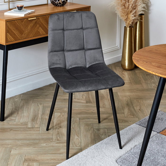 Home Deco Factory Silla Mateo Gris