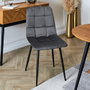 Home Deco Factory Silla Mateo Gris