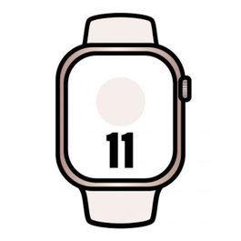 Apple Watch Series 11 GPS + Cellular 42mm Rose Gold