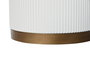 DKD Home Decor Mesa Centro Hao Artde Chic Blanco 70 x 70 x 52 cm