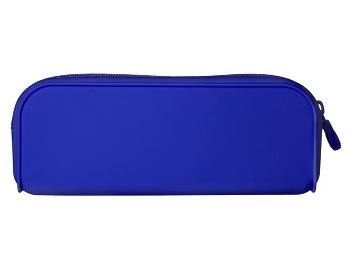 Antartik Prisma Estuche Portatodo Rectangular Silicona Soft Azul Oscuro 185x75x50 mm