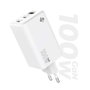 Subblim Cargador GaN 100W con 2xUSB-C y 1xUSB-A Blanco