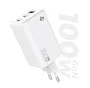 Subblim Cargador GaN 100W SUBCHG-6G1003 con 2x USB-C y 1x USB-A Blanco