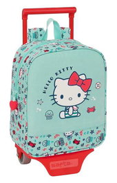 Mochila Escolar con Ruedas Hello Kitty Sea lovers Turquesa 22 x 27 x 10 cm