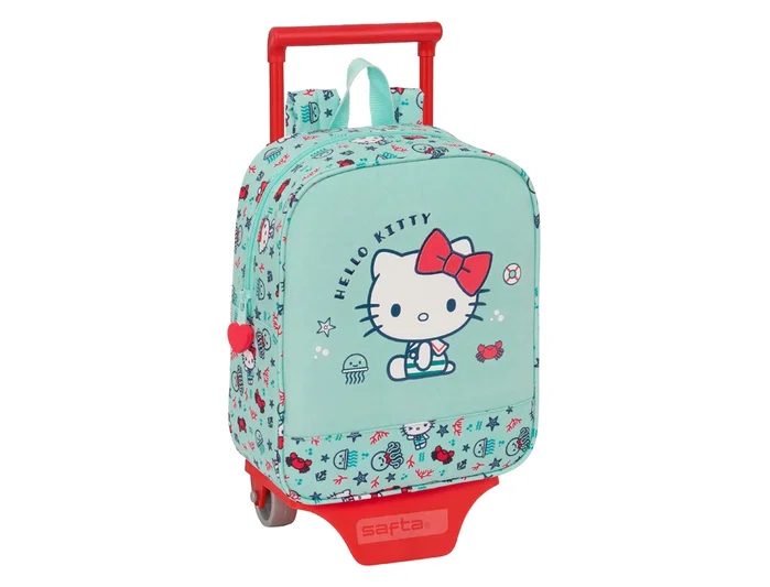 Safta Mochila Hello Kitty Sea Lovers con Carro