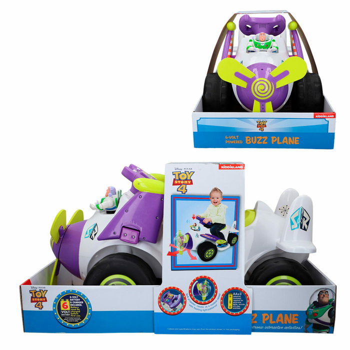 Coche Eléctrico para Niños Toy Story Batería Avioneta 6 V