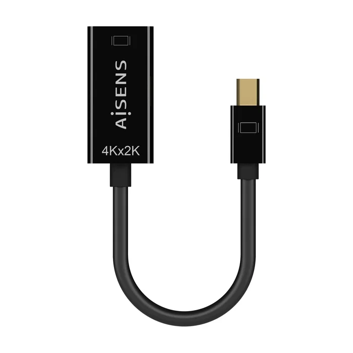 Aisens Conversor Mini DisplayPort a HDMI 4K@30Hz Negro 15cm