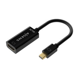 Aisens Conversor Mini DP V1.2 a HDMI V1.4 4K@30Hz Negro 15cm