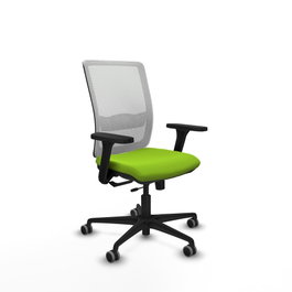 PIQUERAS Y CRESPO Silla de oficina Haches Pistacho y Blanco