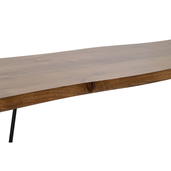 DKD Home Decor Descalzadora de Acacia y Metal Natural 160x40x46 cm
