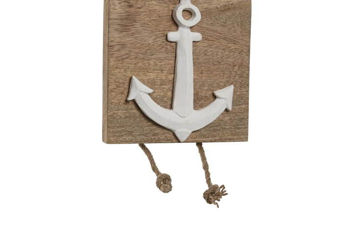 DKD Home Decor Decoración Colgante de Mango y Resina, Pack de 2