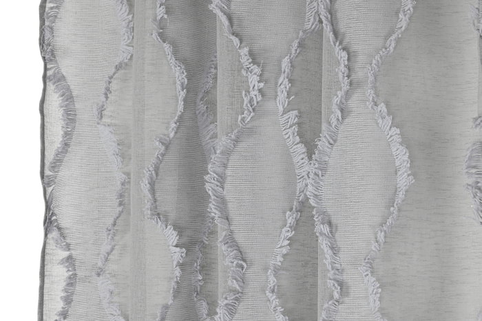 DKD Home Decor Cortina Gris Claro 260 x 140 cm (2 Unidades) Poliester