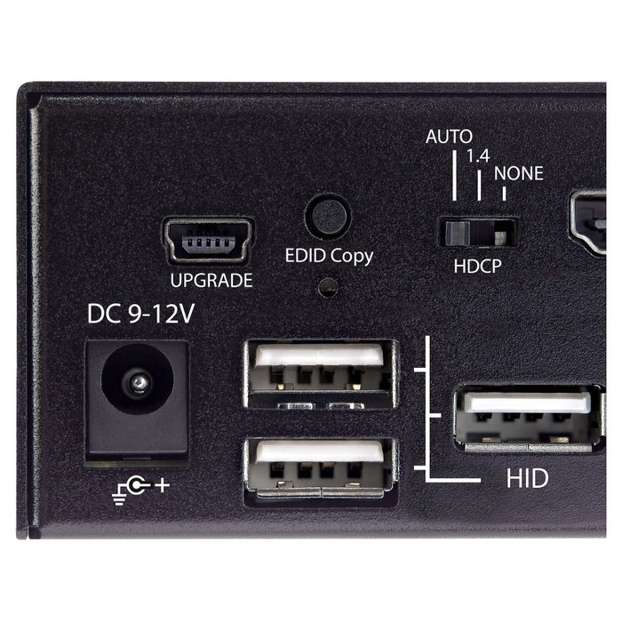 Startech Conmutador KVM 2x1 HDMI 2.0 4K 60Hz con Hub USB, 2 Ordenadores 1 Monitor/Teclado/Ratón