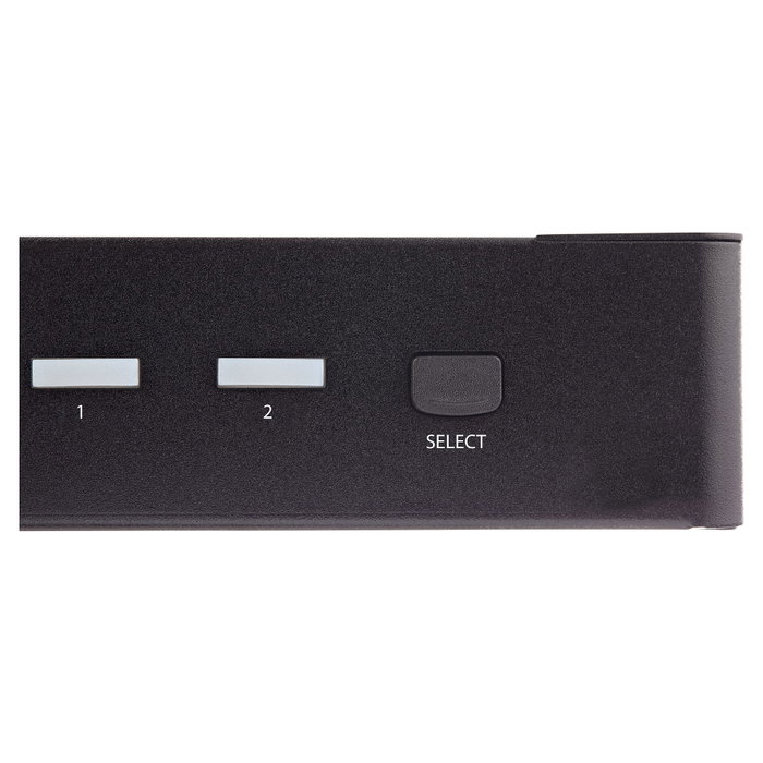 Startech Conmutador KVM 2x1 HDMI 2.0 4K 60Hz con Hub USB, 2 Ordenadores 1 Monitor/Teclado/Ratón