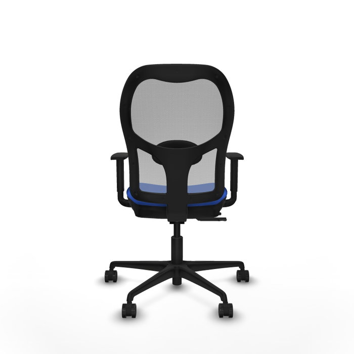PIQUERAS Y CRESPO Silla de oficina Jorquera con mecanismo Sincro/Traslack, Azul y Gris PIQUERAS Y CRESPO Silla de oficina Jorquera con mecanismo Sincro/Traslack, Azul y Gris