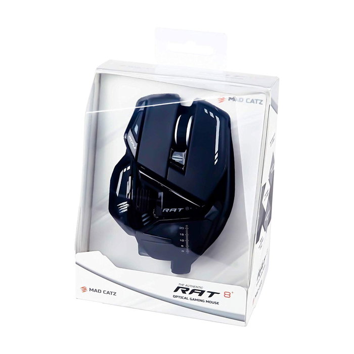 MadCatz R.A.T. 8+ Black Optical Gaming Mouse MadCatz R.A.T. 8+ Black Optical Gaming Mouse