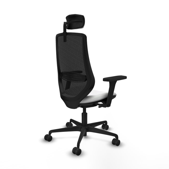 PIQUERAS Y CRESPO Silla de oficina Mardos con mecanismo Sincro/Traslack, Blanco y Negro PIQUERAS Y CRESPO Silla de oficina Mardos con mecanismo Sincro/Traslack, Blanco y Negro