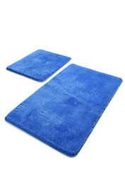 Mijölnir Havai - Blue Juego de Alfombras de Baño Acrílicas, Antideslizante, Antibacteriano, Lavable a Máquina, 2 Piezas