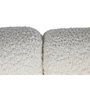 DKD Home Decor Sofá de Poliéster y Madera Blanco Bucle