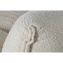 DKD Home Decor Sofá de Poliéster y Madera Blanco Bucle