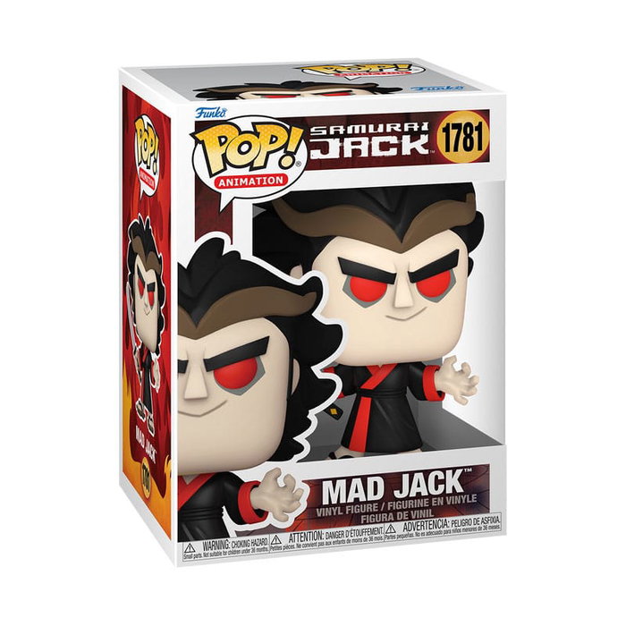 Samurai Jack Pop! Animation Vinyl Figura Mad Jack 9 cm Samurai Jack Pop! Animation Vinyl Figura Mad Jack 9 cm
