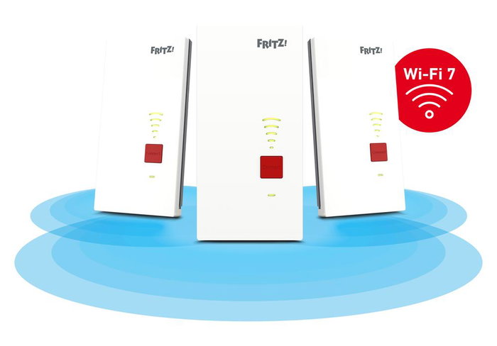 FRITZ! Repetidor WiFi 7 2700 3-Pack Mesh 2.4/5 GHz 6.5 Gbps LAN 2.5G FRITZ! Repetidor WiFi 7 2700 3-Pack Mesh 2.4/5 GHz 6.5 Gbps LAN 2.5G