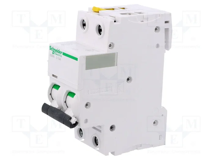 SCHNEIDER ELECTRIC Interruptor magnetotérmico iC60N 13A 2 polos Característica C SCHNEIDER ELECTRIC Interruptor magnetotérmico iC60N 13A 2 polos Característica C
