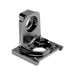 ITALIANA FERRAMENTA SP19 Soporte Cazoleta Tornillo Euro Acabado Níquel Negro Espesor 25