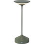 ab+ Lámpara de mesa portátil Tempo Sage Green