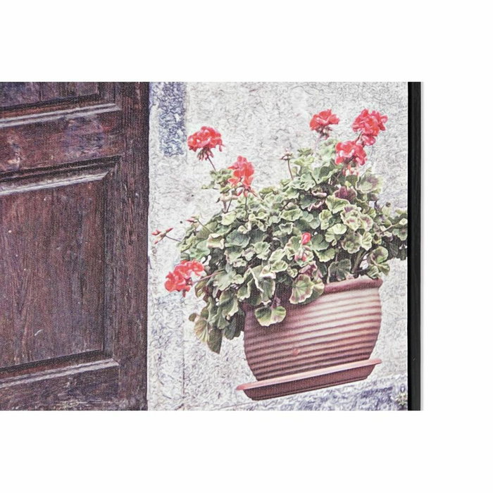 DKD Home Decor Cuadro Lienzo Puerta Surtido de 2 Unidades en Gris y Beige