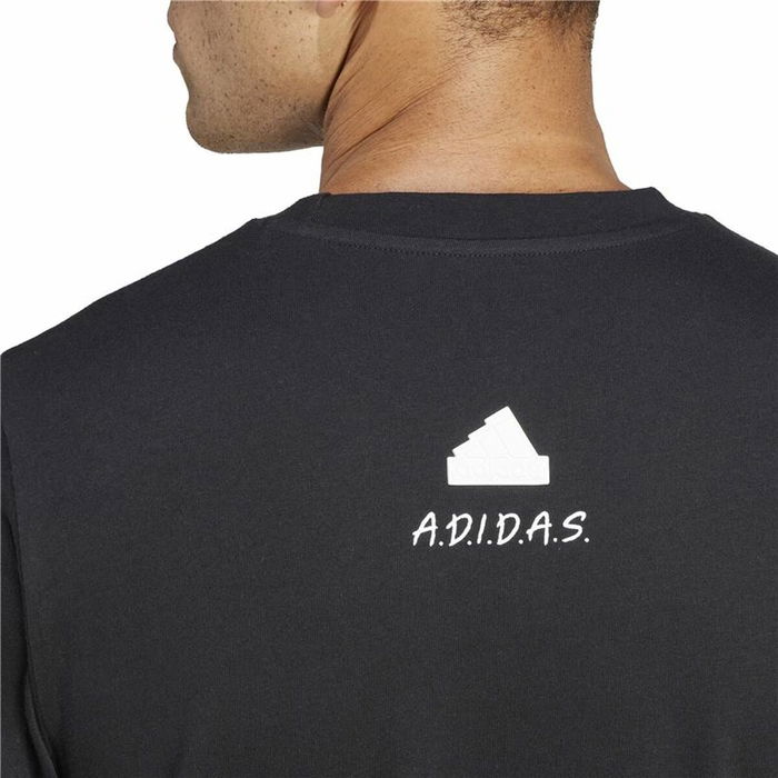Camiseta de Manga Corta Hombre Adidas All Day I Dream Negro