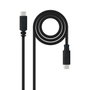 Nanocable Cable USB 2.0 USB-C a USB-C de 2m, Negro