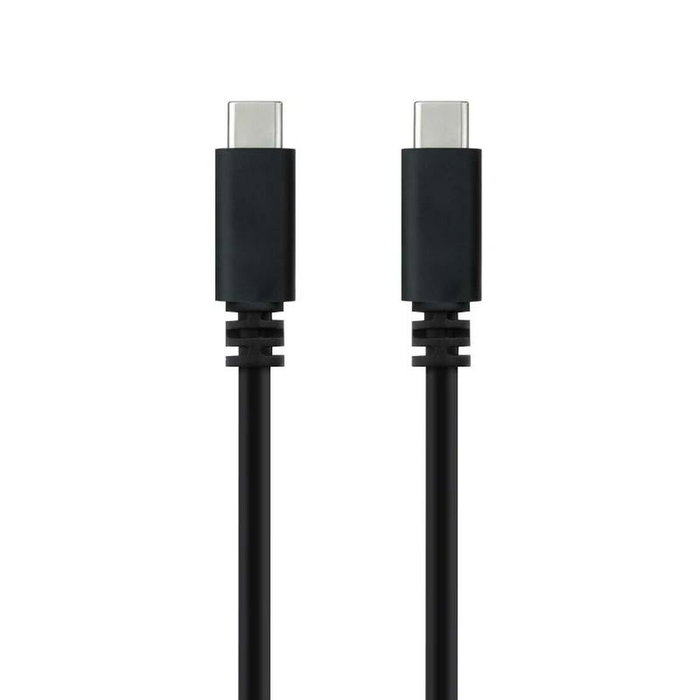 Nanocable Cable USB 2.0 USB-C a USB-C de 2m, Negro