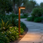 Fenglu Baliza LED Exterior 60cm 10W 3000K Marrón Óxido