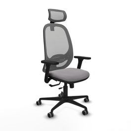 PIQUERAS Y CRESPO Silla de oficina Cilanco Gris con Mecanismo Sincro/Traslack