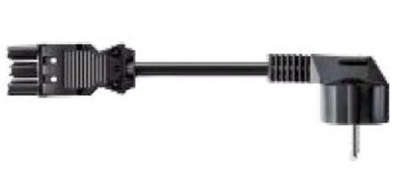 Bachmann Cable de alimentación para dispositivos, contacto de tierra GST18, 4m, negro Bachmann Cable de alimentación para dispositivos, contacto de tierra GST18, 4m, negro