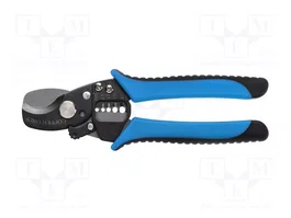 HÖGERT TECHNIK Alicates de corte y pelado de cables 170 mm
