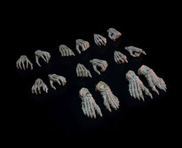 Mythic Legions: Necronominus Accesorios para Figuras Skeletons of Necronominus Hands/Feet Pack