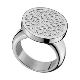 Tommy Hilfiger Anillo 2700090C para Mujer en Gris