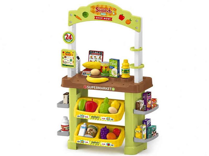 Jugatoys Mini Supermarket con cesta, peso y accesorios
