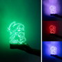 ERIK Lámpara LED Sonic the Hedgehog con Múltiples Modos de Iluminación - Fabricada en ABS y Metacrilato - Funciona con Pilas AAA o USB-C