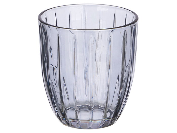 Vivalto Vaso Agua Rayas 300 ml Gris Humo 8.5x9.5x8.5 cm (Set de 24) Vivalto Vaso Agua Rayas 300 ml Gris Humo 8.5x9.5x8.5 cm (Set de 24)