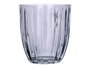Vivalto Vaso Agua Rayas 300 ml Gris Humo 8.5x9.5x8.5 cm (Set de 24)